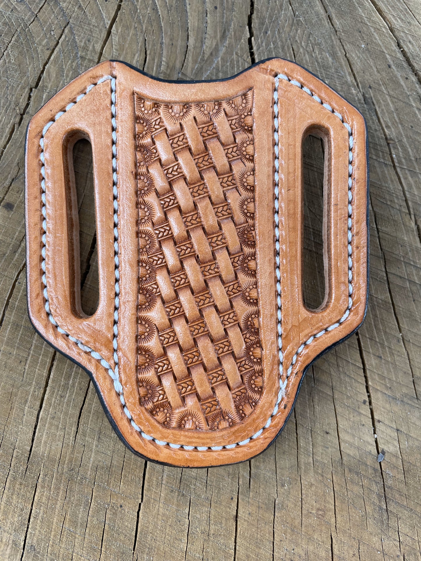 Pancake Scabbard, Basket Stamp
